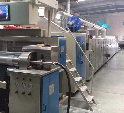 Double point coating machine